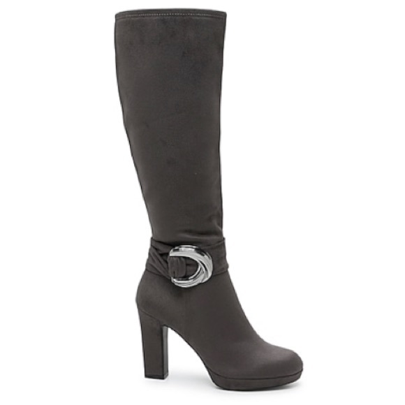 Impo Black Obia High Heel Dress Boots With Buckle Size 9.5 Women’s Boots - Picture 2 of 14